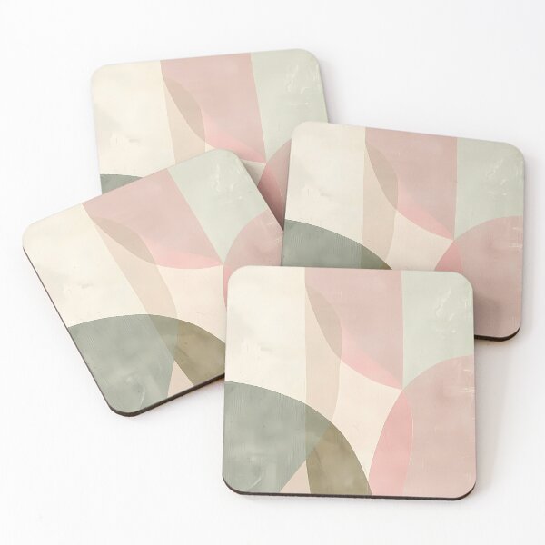 Item preview, Minimalist Pastel Abstract Organic Shapes designed and sold by Artdavesalzburg.