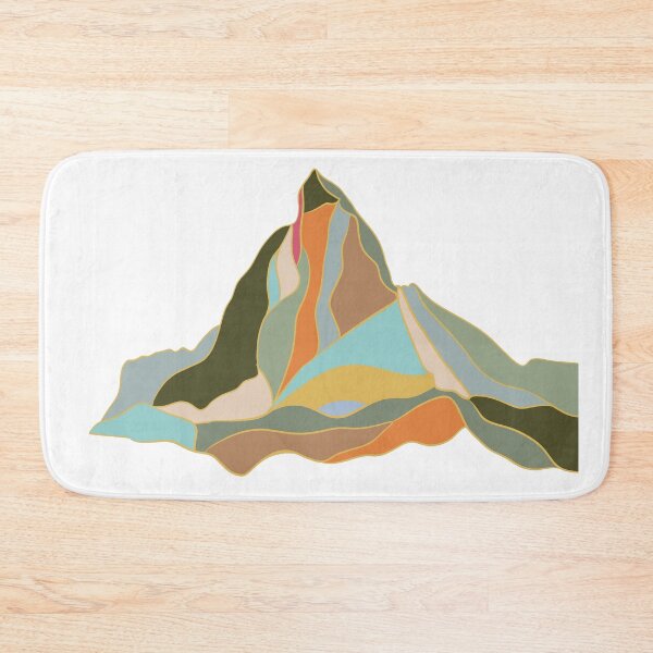 Item preview, Night Matterhorn - Geometric Alpine Peak Art designed and sold by iampaulmorris.
