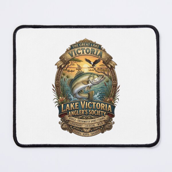 Item preview, Vintage Lake Victoria Angler's Society Fishing Emblem designed and sold by one-offtees.