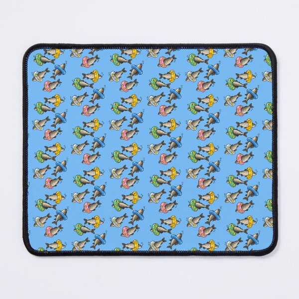 Item preview, Funny Fish Swimming With Rubber Ducks designed and sold by MonkiFlipp.