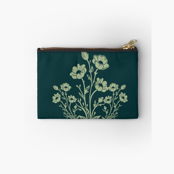 Item preview, Botanical Wildflower Line Art Floral Pattern designed and sold by ​Jyoti Digital Artist.