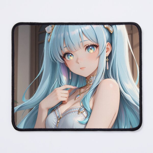 Item preview, Celestial Blue Elegance – Ethereal Anime Princess designed and sold by Killington.