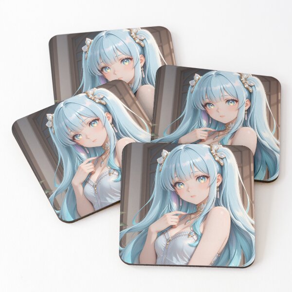 Item preview, Celestial Blue Elegance – Ethereal Anime Princess designed and sold by Killington.