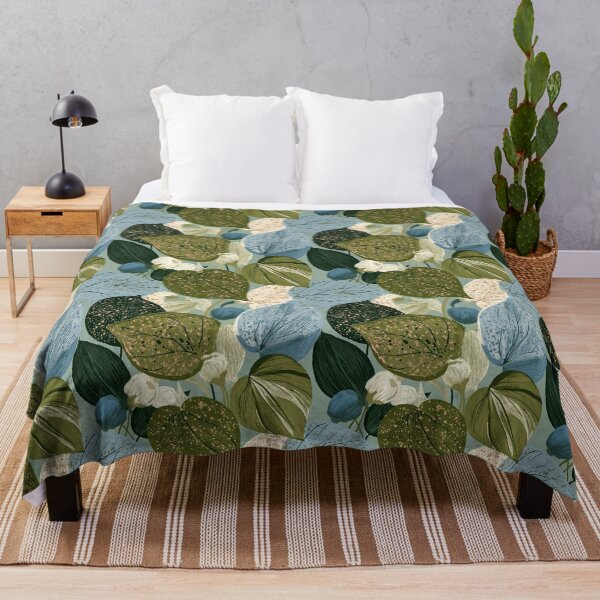 Item preview, Chic Pothos Print - Tropical Flower Pattern - Gifts For Sister designed and sold by RoyalStarsPatts.
