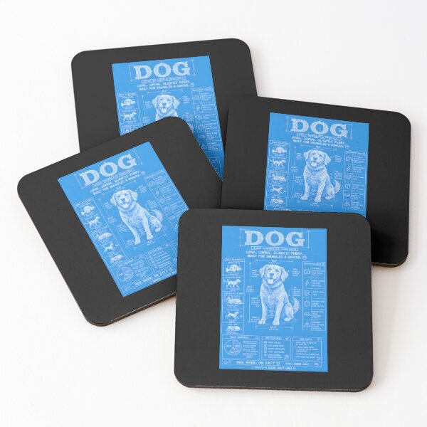 Item preview, Dog Mode On 24/7 Funny Dog Blueprint designed and sold by Genius Geek.