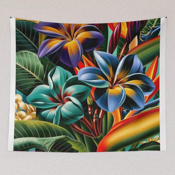 Item preview, Wall Art - Postcard - Tropical Bloom Illustration designed and sold by ForeverPrintsOK.