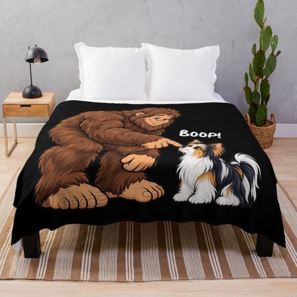 Item preview, Bigfoot and Biewer Terrier Boop Fun Design Sasquatch designed and sold by rafaeltto.