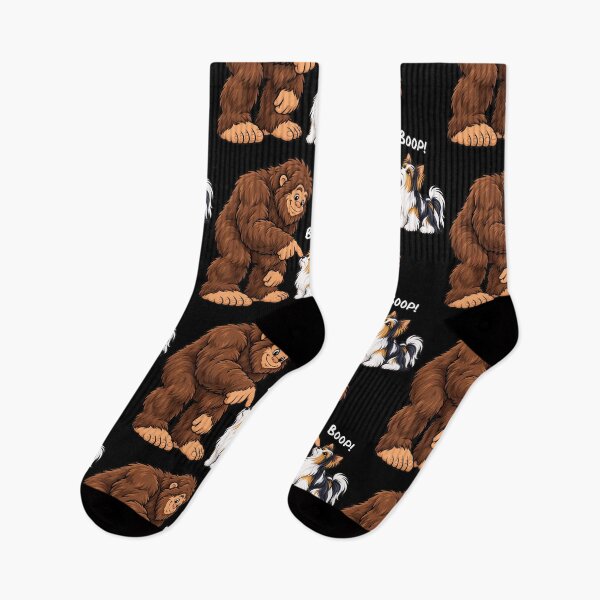 Item preview, Bigfoot and Biewer Terrier Boop Fun Design Sasquatch designed and sold by rafaeltto.