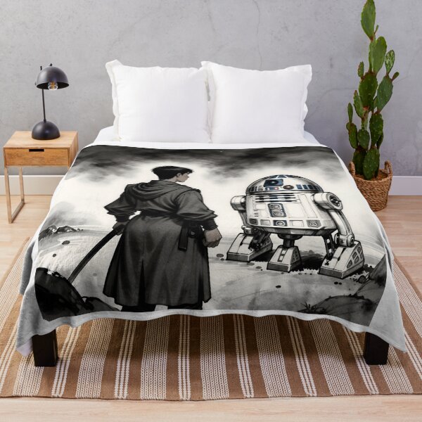 Item preview, Wandering Hero & Astromech – Ink Wash Sci-Fi Adventure designed and sold by Killington.