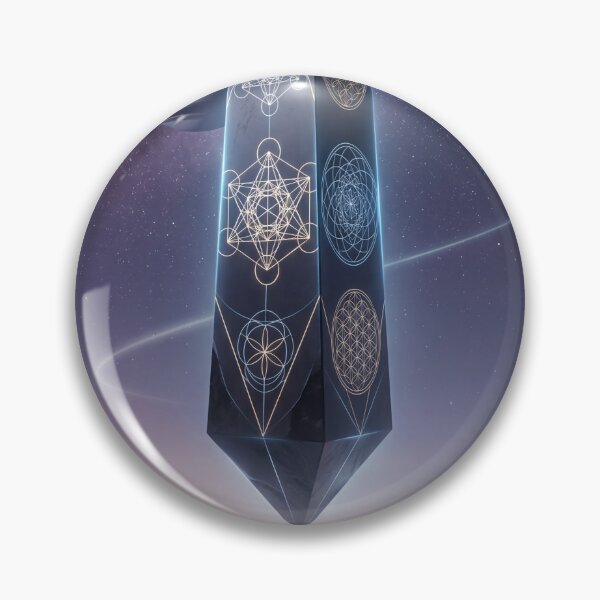 Item preview, Floating Cosmic Obelisk Sacred Geometry Alien World | Monkeybusiness designed and sold by monkeybusiness.pt.