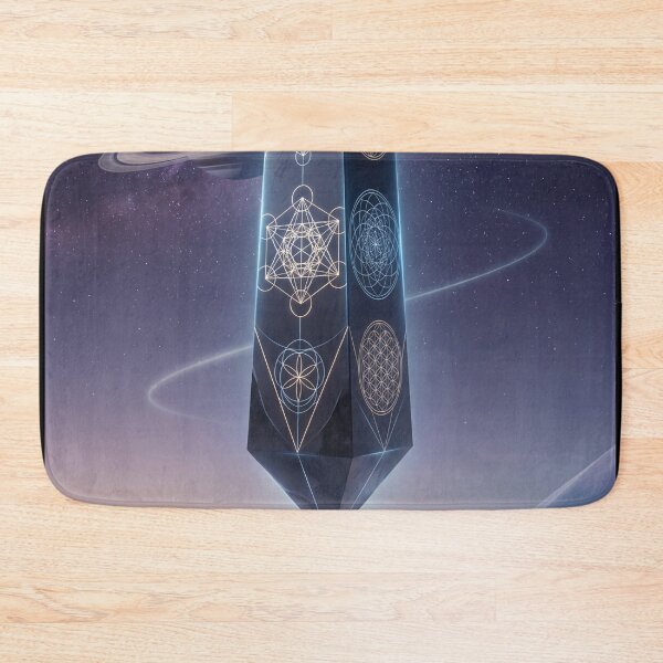 Item preview, Floating Cosmic Obelisk Sacred Geometry Alien World | Monkeybusiness designed and sold by monkeybusiness.pt.