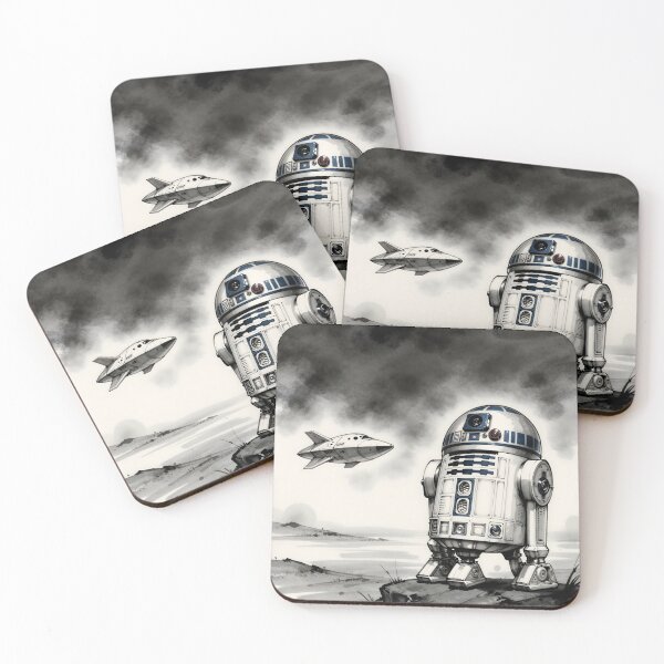 Item preview, Astromech on the Edge – Ink Wash Space Adventure designed and sold by Killington.