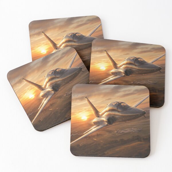 Item preview, T-38 Talon Countryside Sunset Illustration designed and sold by Airpower Art.