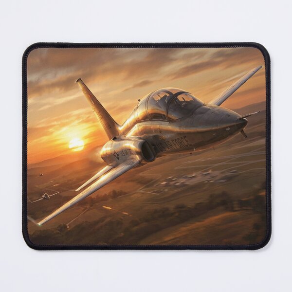 Item preview, T-38 Talon Countryside Sunset Illustration designed and sold by Airpower Art.