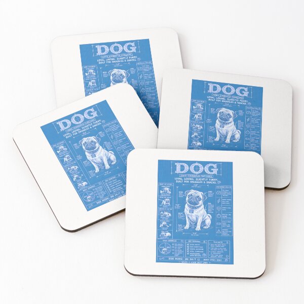 Item preview, Pug Dog Mode On 24/7 Funny Dog Blueprint designed and sold by Genius Geek.