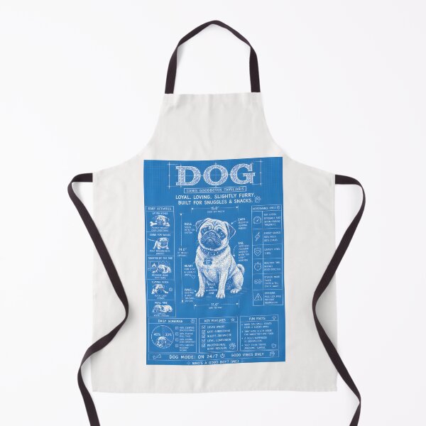 Item preview, Pug Dog Mode On 24/7 Funny Dog Blueprint designed and sold by Genius Geek.