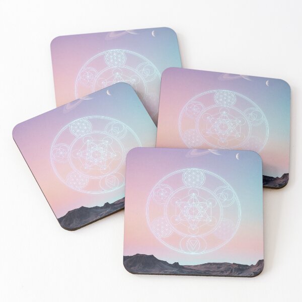 Item preview, Glowing Sacred Geometry Ringed Planet Horizon | Monkeybusiness designed and sold by monkeybusiness.pt.