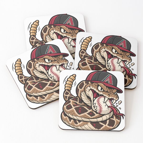 Item preview, Western Diamondback Rattlesnake Baseball – Fierce Snake Sports Mascot designed and sold by tindian.