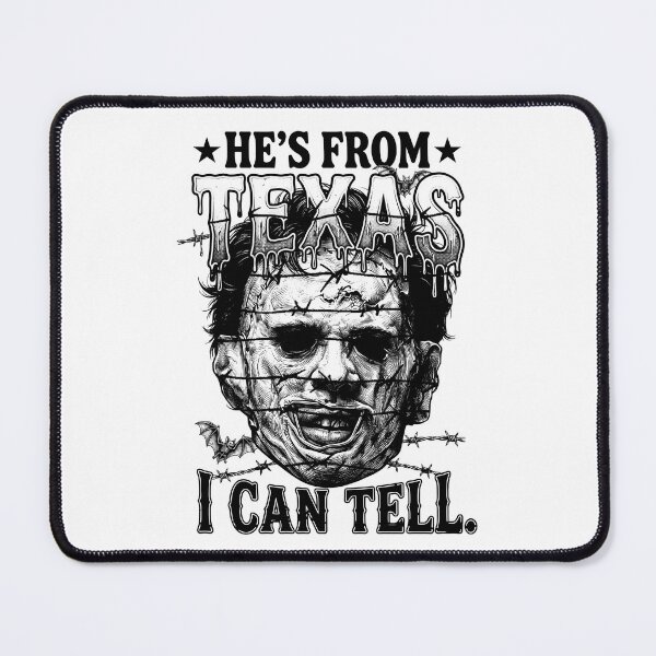 Item preview, He's from Texas I Can Tell Shirt Lone Star Scary Horror  designed and sold by mareix.