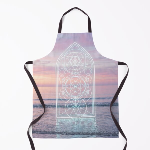 Item preview, Glowing Sacred Geometry Beach Window Sunset | Monkeybusiness designed and sold by monkeybusiness.pt.
