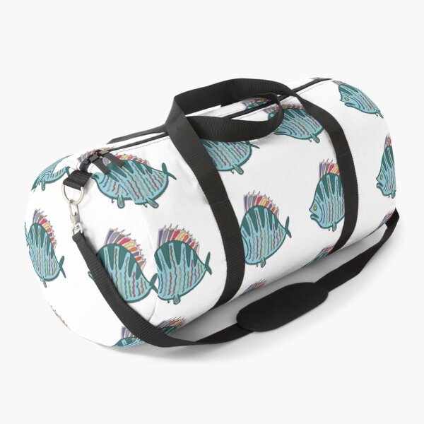 Item preview, Teal & Rainbow Plaice Fish - Abstract Ocean Line Art designed and sold by iampaulmorris.