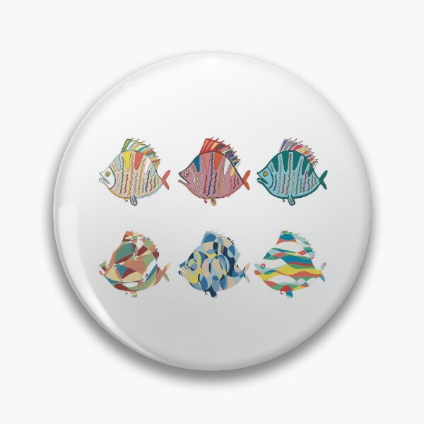Item preview, Plaice Fish Set of Six - Abstract Ocean Line Art designed and sold by iampaulmorris.