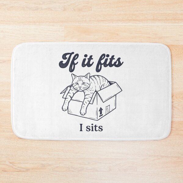 Item preview, Funny Cat in Box Cute Cat Lover Humor Pet Design designed and sold by StickerNestYou.