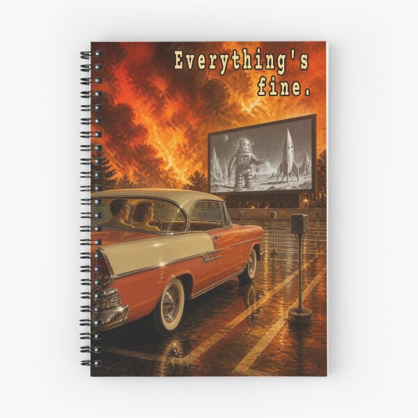 Item preview, Just keep watching movies, everything's fine. designed and sold by Jason A. Clark.