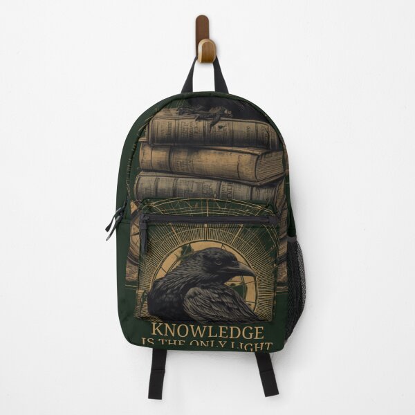 Item preview, Ex Libris Raven & Books - Knowledge Is The Only Light designed and sold by DecibelDecor034.