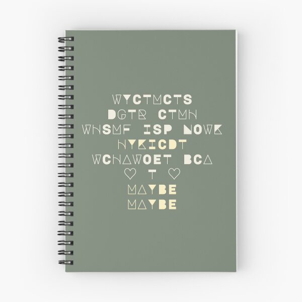 Item preview, WYCTMCTS? IYKYK -- Quirky text (Beige/Yellow) designed and sold by Maria is Loud.