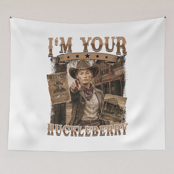 Item preview, I'm Your Huckleberry Vintage Cowgirl designed and sold by StormbornAther.