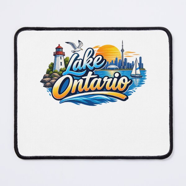 Item preview, Copy of Lake Ontario Forever Vintage Retro Canada Sunset Design designed and sold by CreativeNest Prints.
