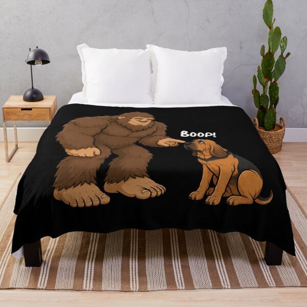 Item preview, Bigfoot and Bloodhound Boop Fun Design Sasquatch designed and sold by rafaeltto.
