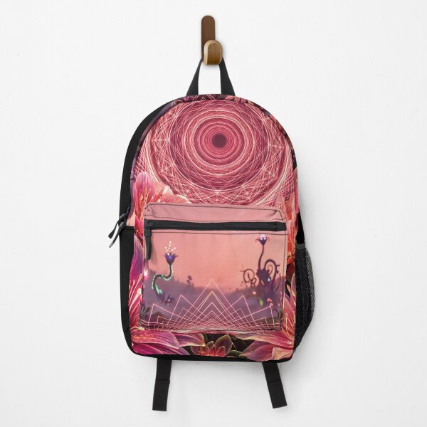Item preview, Glowing Pink Sacred Geometry Botanical Bloom Portal | Monkeybusiness designed and sold by monkeybusiness.pt.