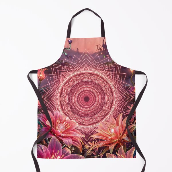 Item preview, Glowing Pink Sacred Geometry Botanical Bloom Portal | Monkeybusiness designed and sold by monkeybusiness.pt.