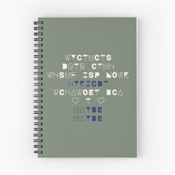 Item preview, WYCTMCTS? IYKYK -- Quirky text (Beige/Blue) designed and sold by Maria is Loud.