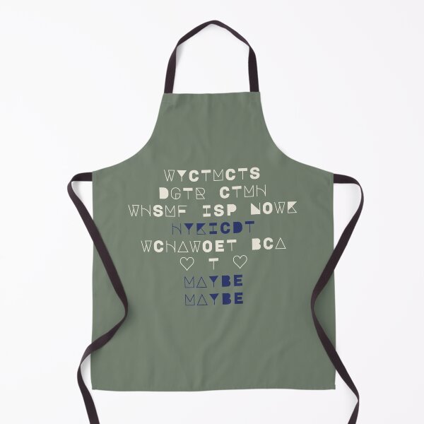 Item preview, WYCTMCTS? IYKYK -- Quirky text (Beige/Blue) designed and sold by Maria is Loud.
