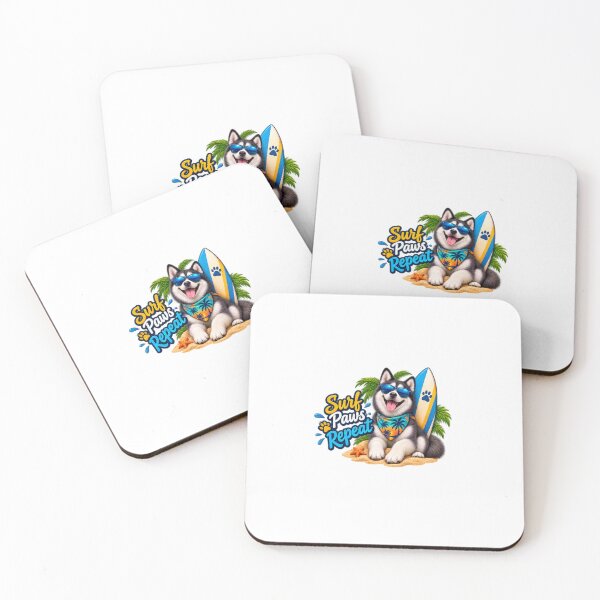 Item preview, Surf Dog Summer Beach Vacation Funny Dog Lover Gift designed and sold by kissing Pets.