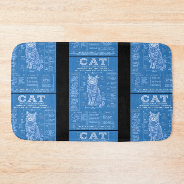 Item preview, Cat Mode On 24/7 Funny Cats Blueprint designed and sold by Genius Geek.