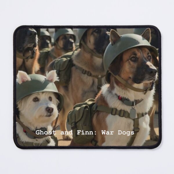 Item preview, Ghost and Finn: War Dogs "Training" designed and sold by Ghost and Finn: War Dogs!.