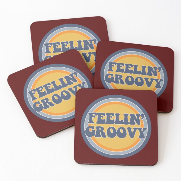 Item preview, Feelin Groovy Retro Badge designed and sold by dianhajime.
