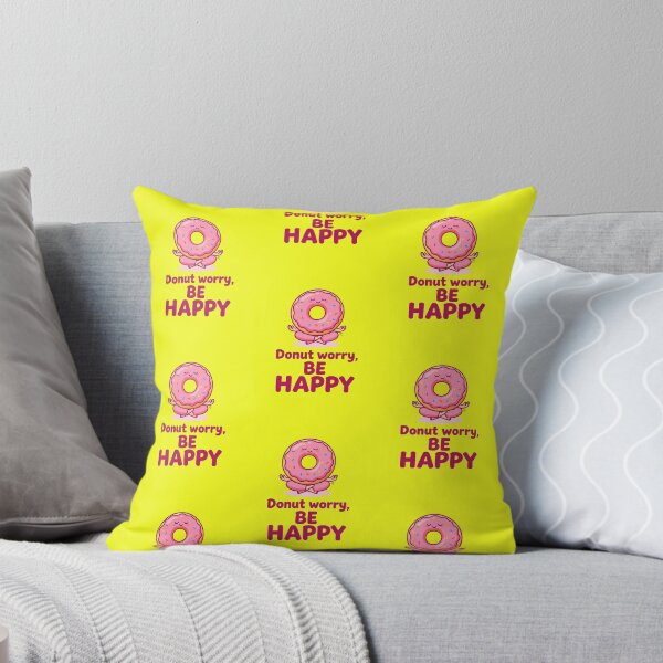 Item preview, Donut worry, BE HAPPY in pink designed and sold by Andykinoz.