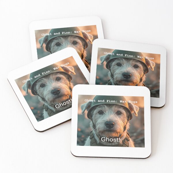 Item preview, Ghost and Finn: War Dogs!  "Ghost!" designed and sold by Ghost and Finn: War Dogs!.