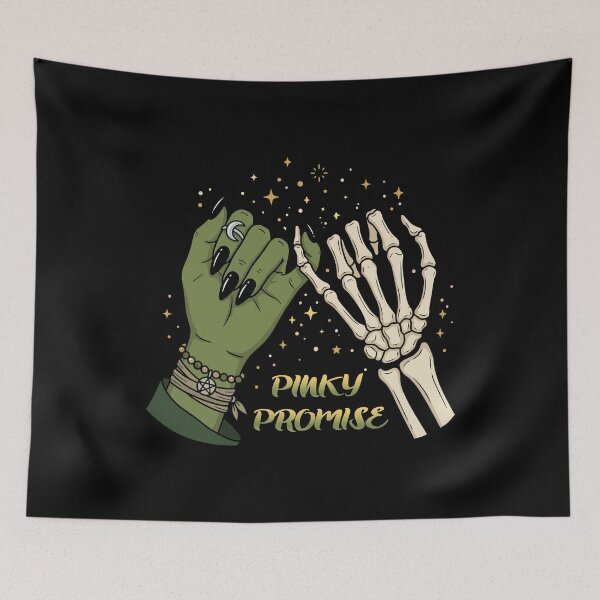 Item preview, Pinky Promise Halloween – Witchy Spooky Friendship designed and sold by EnchantedOwl.