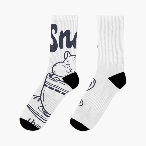 Item preview, Sleepy Cat Coffee Lover Cozy Morning Relaxation Cute Design designed and sold by StickerNestYou.