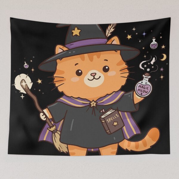Item preview, Cat Wizard Magic designed and sold by Brexmore3.
