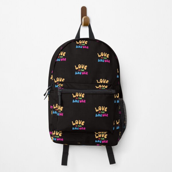 Item preview, Love Is The Answer Retro Colorful Typography designed and sold by HHMotivation.