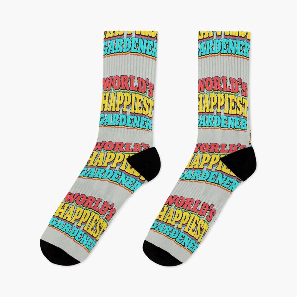 Item preview, World’s Happiest Gardener – Retro Gardening Typography designed and sold by American Fieldmark Studio.