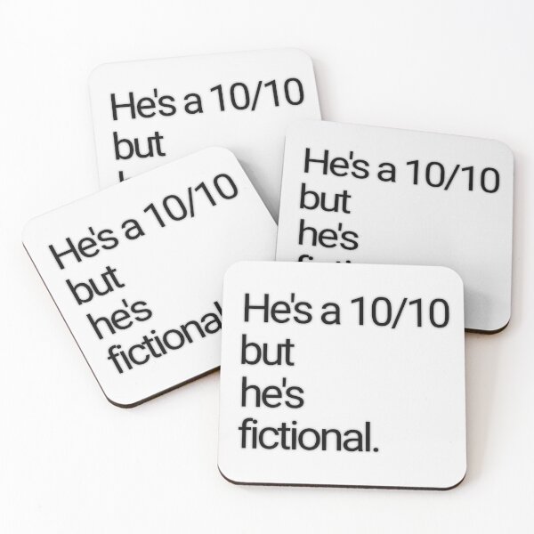 Item preview, Scribble He's Fictional  designed and sold by Izaa-aart.
