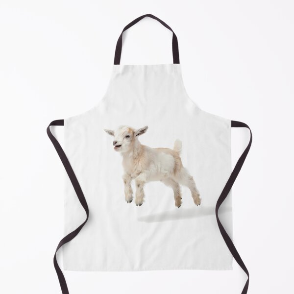 Item preview, Cute Baby Goat Hopping and Jumping - Playful Farm Animal Art designed and sold by hakikatm.